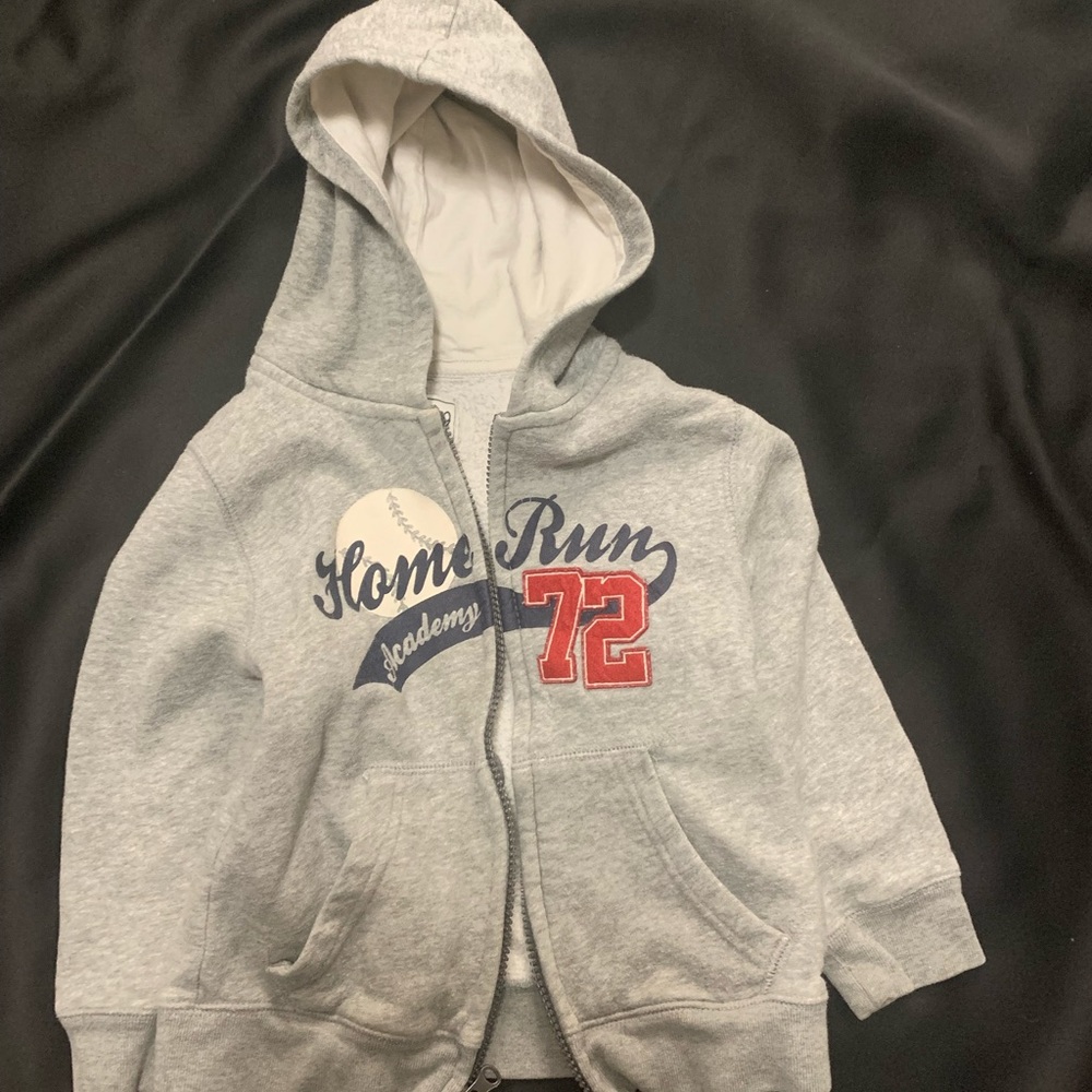 Childrens Place Gray 4T Zip Up Hoodie